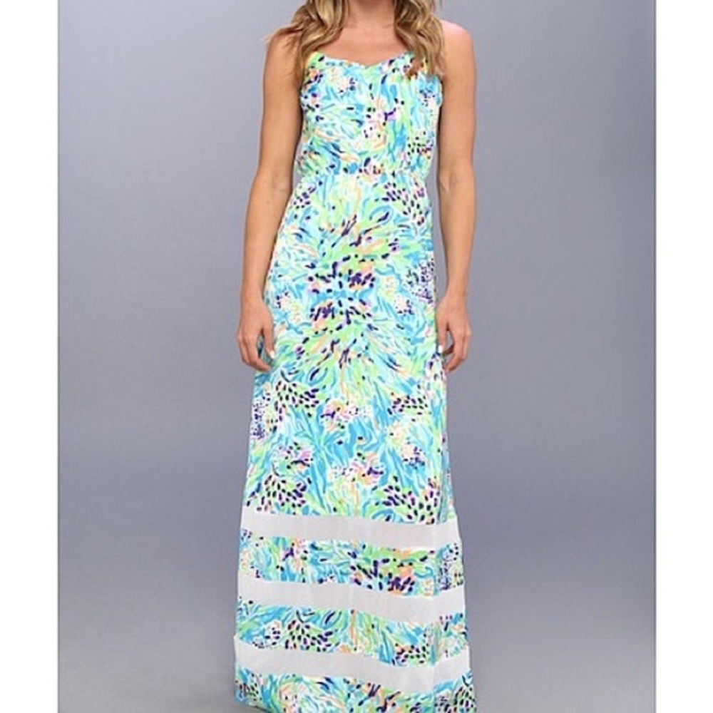 Lilly Pulitzer Deanna Maxi Sea Soirée size Small